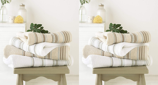 Ribbed Cotton Towel