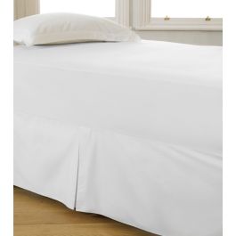 Deep Fitted Pleated Valance Sheets 100% Egyptian Cotton 200 THREAD COUNT 